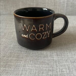 Threshold Brown "Warm and Cozy" Ceramic Mug